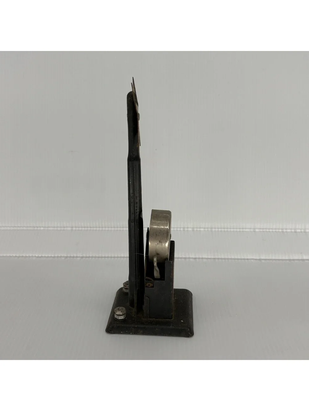 Vintage Marx Toys Tin Litho Railroad Crossing Bell Signal Mechanical 8.25 In USA